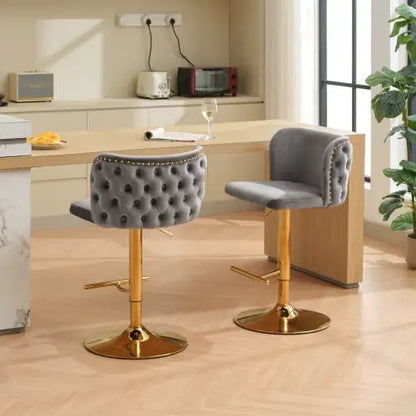 Style Loft Collection Modern Swivel Height Adjustable Barstools
