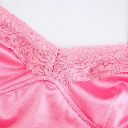 Style Loft Collection Satin Ribbon Crop Top Cami