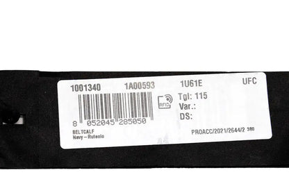 Style Loft Collection x Versace Greek Key Lapis Blue Scarlet Red Adjustable Belt