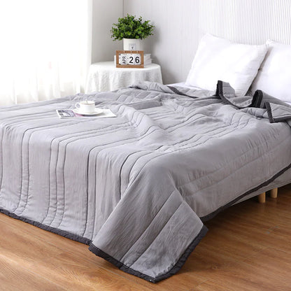 Style Loft Collection Heat-Releasing Breathable Washed Cotton Blanket
