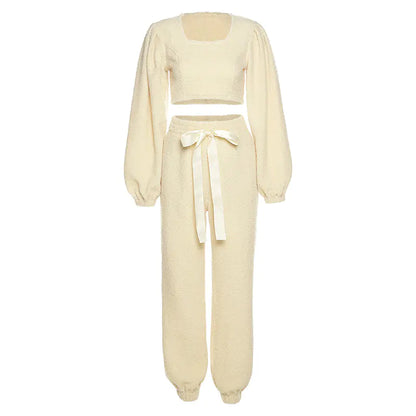 Style Loft Collection Lantern Sleeve Outfit Set