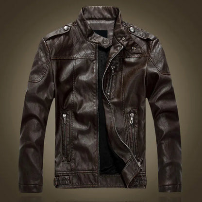 Style Loft Collection Hildebrand Retro Vegan Leather Jacket