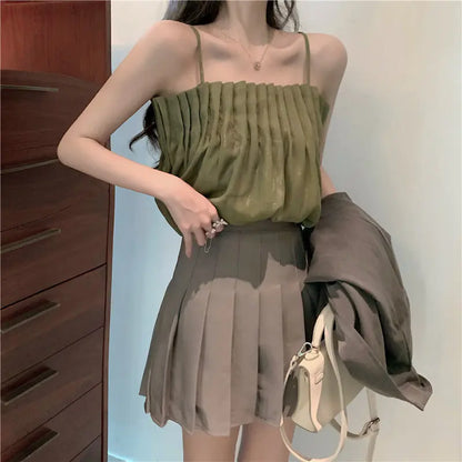 Style Loft Collection Off-Shoulder Pleated Top