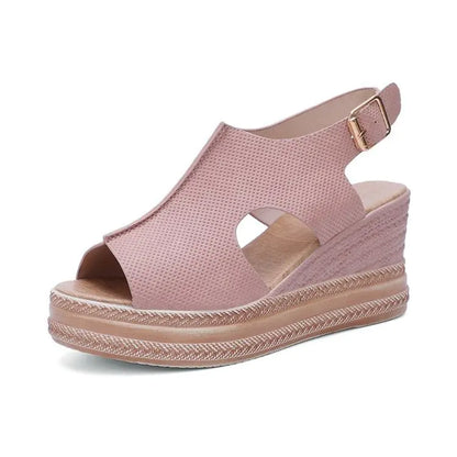 Style Loft Collection Caracas Open Toe Wedge Sandals