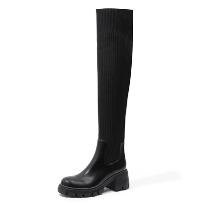 Style Loft Collection Stocking Platform Boots