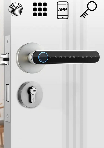 Style Loft Collection CyberSecure Smart Wifi, Bluetooth, and Fingerprint Door Lock