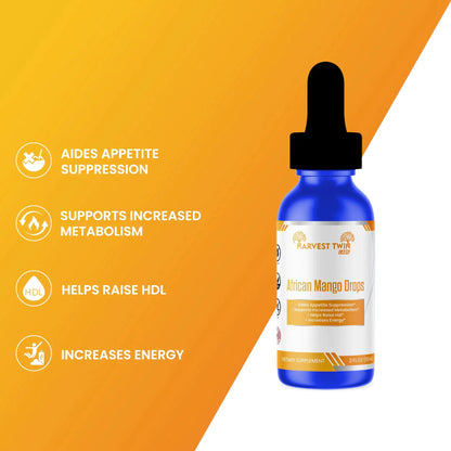 Style Loft Collection African Mango Drops - Natural Weight Loss Supplement with Metabolism Boost