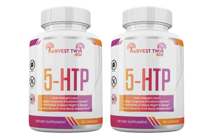 Style Loft Collection 5-HTP Mood Enhancer Supplement for Increased Serotonin, Weight Loss, Sleep, and Bones