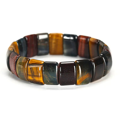 Style Loft Collection Agate Tiger Eye Crystal Volley Bracelets
