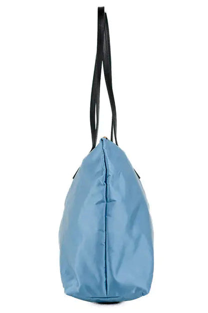 Style Loft Collection x Versace Portuna Medusa Medium Cornflower Blue Nylon Leather Tote