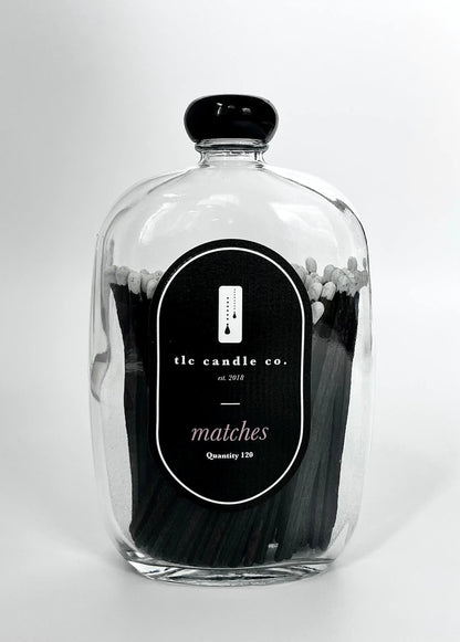 Style Loft Collection Matches in Glass Decanter