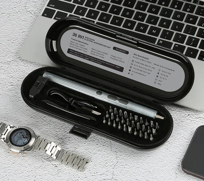 Style Loft Collection ToolStyle 36 in 1 Magnetic High Precision Electric Screwdriver Set