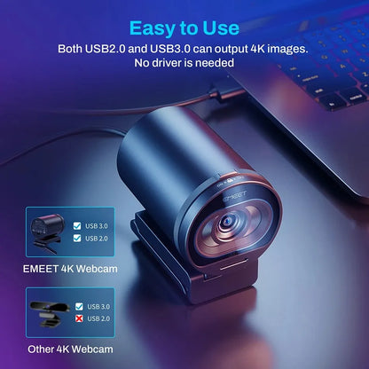 Style Loft Collection StyleTech 4K Ultra-High-Def StreamPro Webcam