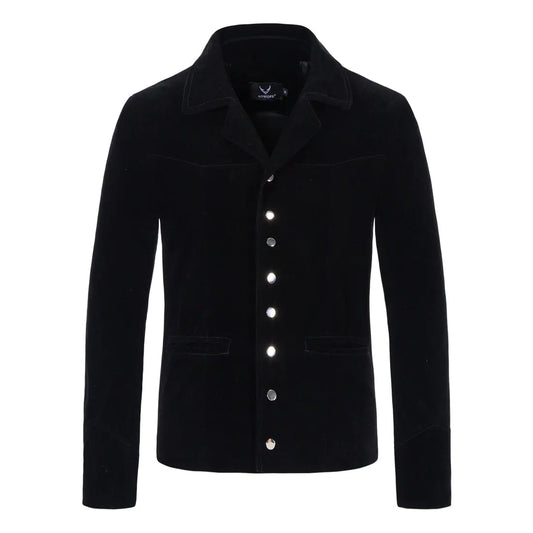 Style Loft Collection Southern Playalistic Single-Breasted Velvet Jacket