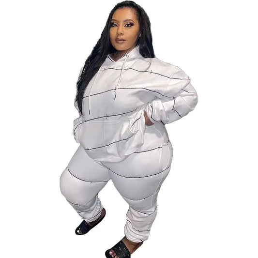 Style Loft Collection Misdemeanor Oralisse Pullover Tracksuit Two-Piece Set