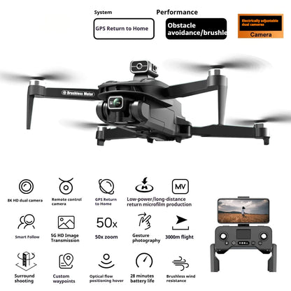 Style Loft Collection CyberStyle VolAire Professional 8K GPS Drone