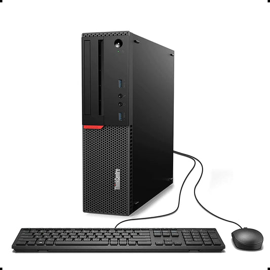 Style Loft Collection x Lenovo ThinkCentre M900 SFF Desktop Computer Intel Quad Core i5-6500T 16GB DDR4 RAM 1TB SSD 4K 2-Monitor Support DisplayPort Bluetooth AC Wi-Fi VGA HDMI Windows 10 Pro (Renewed)