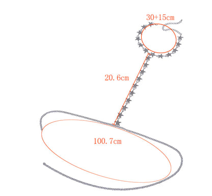 Style Loft Collection I'm A Star Body Chain