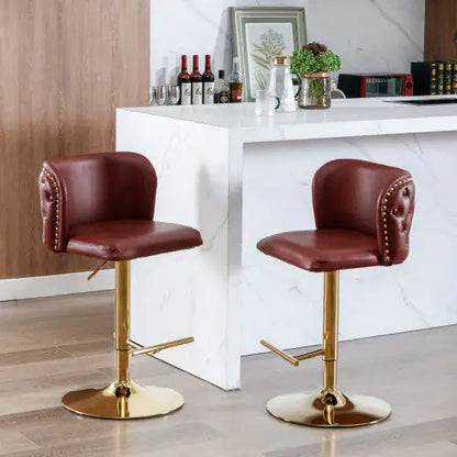 Style Loft Collection Modern Swivel Height Adjustable Barstools