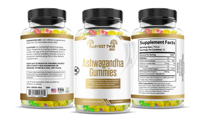 Style Loft Collection Ashwagandha B Gummies for Nervous System, Energy, Mood, Stress, Memory, and Brain