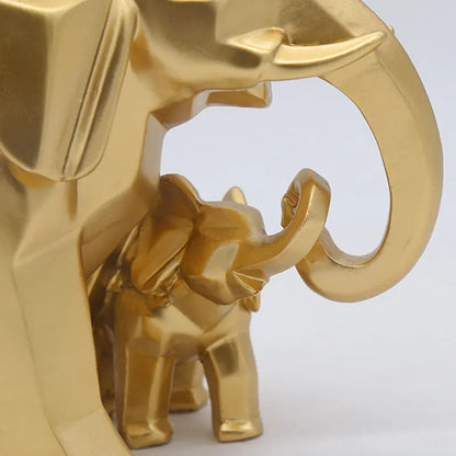 Style Loft Collection Geometric Elephant Parade Figurine