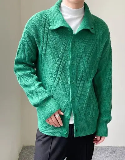 Style Loft Collection Azimut Button Up Turtle Neck Cardigan