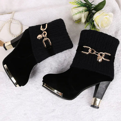 Style Loft Collection Saint-Jean-de-Maurienne Mid-Calf Suede Boots