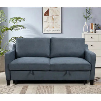 Style Loft Collection Navy 3-in-1 Convertible Queen Sofa Bed
