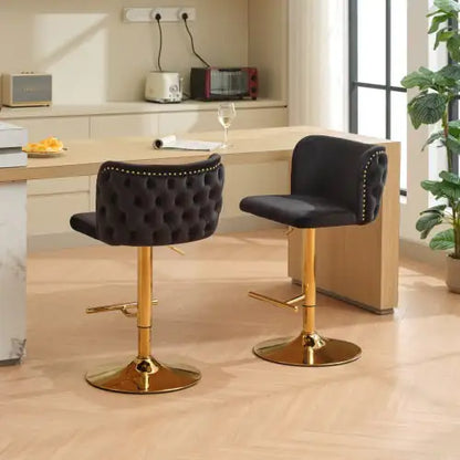 Style Loft Collection Modern Swivel Height Adjustable Barstools
