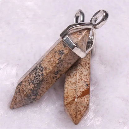 Style Loft Collection Natural Stone Crystal Agate Pendant