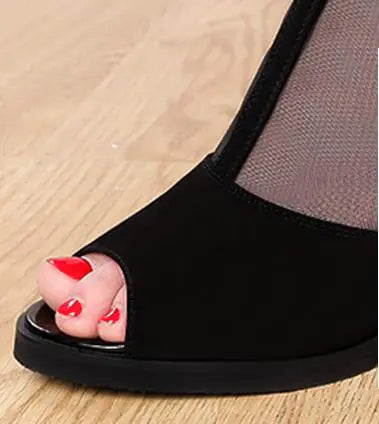 Style Loft Collection Starbuckle Suede Nude Mid-Heels