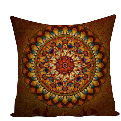 Style Loft Collection Cotton Mandala Meditating Pillow Cover