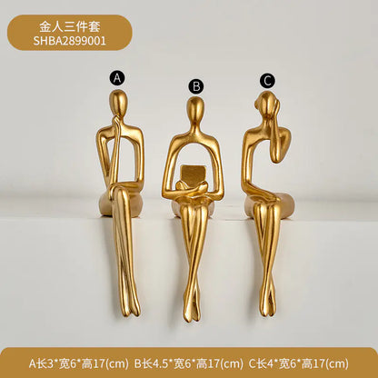 Style Loft Collection Three Piece Abstract Figurine Set