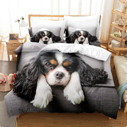 Style Loft Collection Dog Print Bedding Set