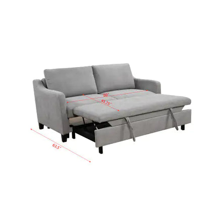 Style Loft Collection Slate 3-in-1 Convertible Queen Sofa Bed