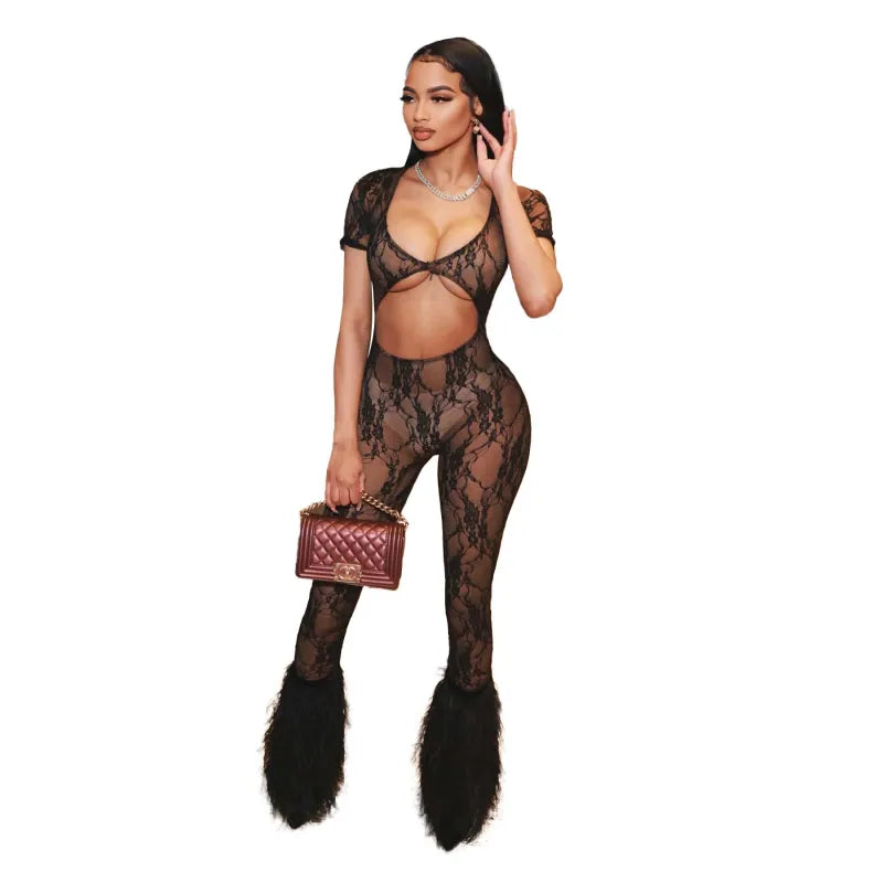 Style Loft Collection No Limits Sexxxy Lace Jumpsuit