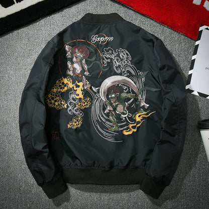 Style Loft Collection Hannya Embroidered Pilot Jacket