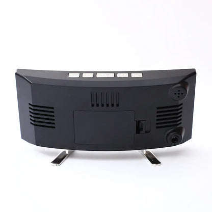 Style Loft Collection HomeLoft 5th Dimension Muthoni Curved LED Alarm Clock with Temperature & Humidity Display