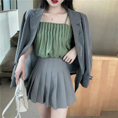 Style Loft Collection Off-Shoulder Pleated Top