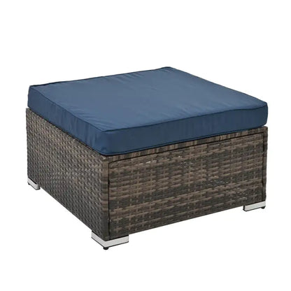 Style Loft Collection All-Weather Wicker Patio Set with Glass Table