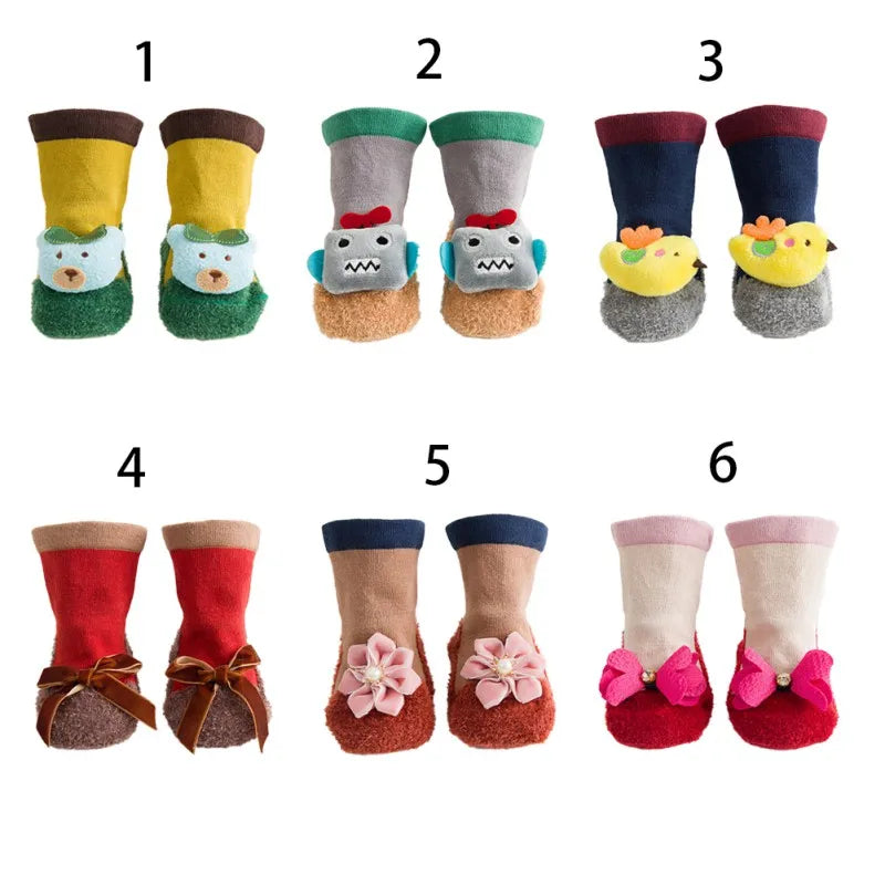 Style Loft Collection Animal Steppers Non-Slip Socks