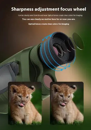 Style Loft Collection CyberStyle Sightview 2.5K Ultra HD Digital Infrared Monocular Telescope