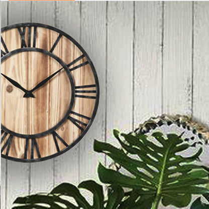 Style Loft Collection Wooden Wall Clock