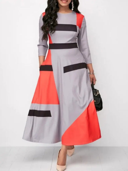Style Loft Collection Plus Size Patras Geometric Print Dress