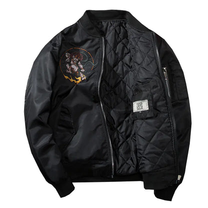 Style Loft Collection Hannya Embroidered Pilot Jacket