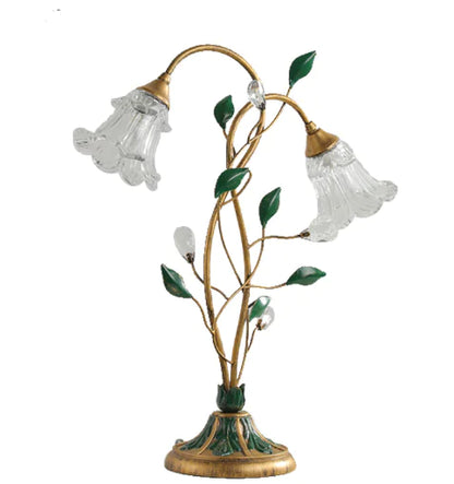 Style Loft Collection Budding White Tulips Lamp