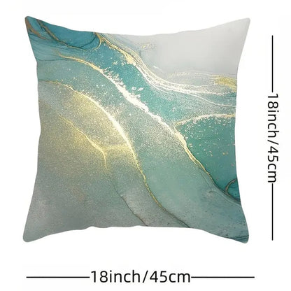 Style Loft Collection Turquoise Abstract Art Pillowcase