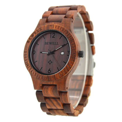 Style Loft Collection Sandalwood Wooden Timepiece