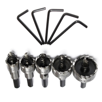 Style Loft Collection ToolStyle 5-Piece HSS Metal and Aluminum Hole Saw Drill Bit Set
