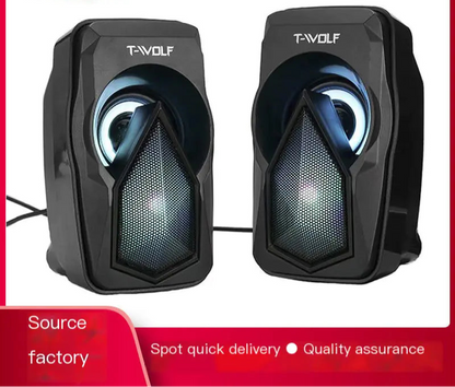 Style Loft Collection StyleTech Super Kick Luminous Mini RGB USB Speakers